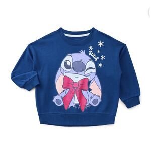Disney Stitch Toddler Girls Sweatshirt NWT 2T,3T,4T